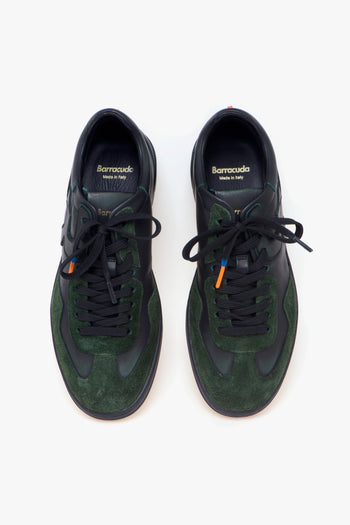 Sneaker "Guga" in pelle vintage e camoscio - 5