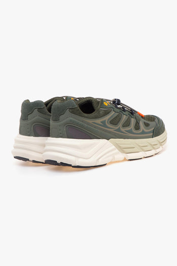 Sneaker "Round One" in pelle e camoscio - 3