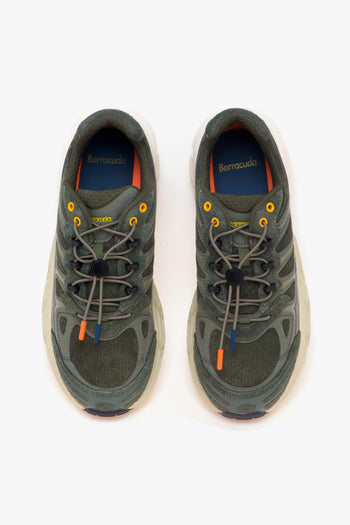 Sneaker "Round One" in pelle e camoscio - 5