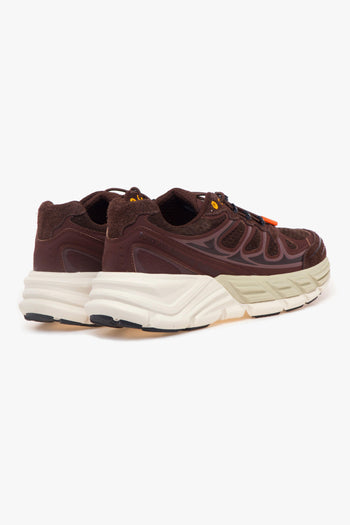 Sneaker "Round One" in pelle e camoscio - 3