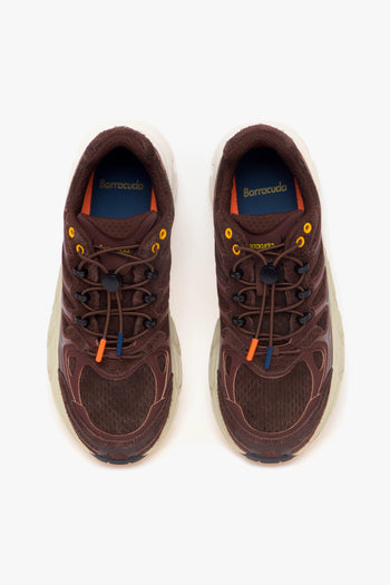 Sneaker "Round One" in pelle e camoscio - 5