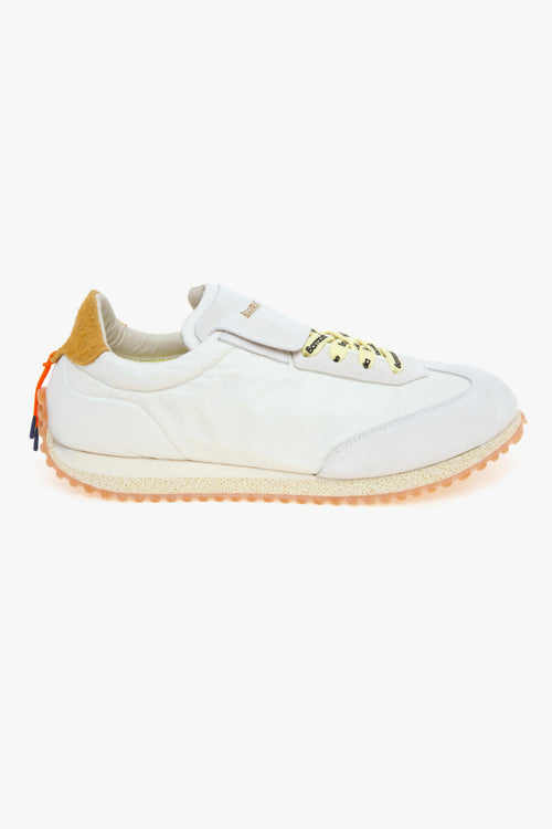 Sneaker Garage in camoscio e tessuto tecnico