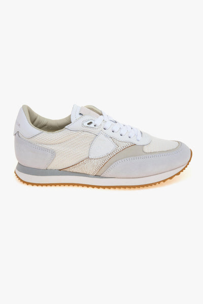 Sneaker Blville in camoscio e tessuto