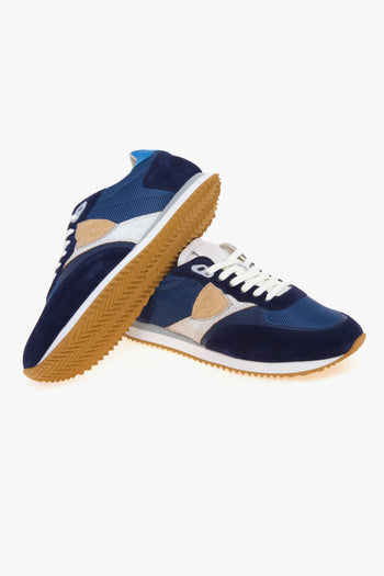 Sneaker Blville da uomo in camoscio e tessuto - 4