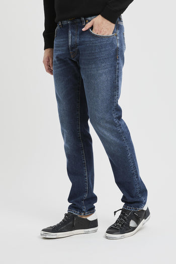 Jeans Breackbeat in denim effetto vintage - 3