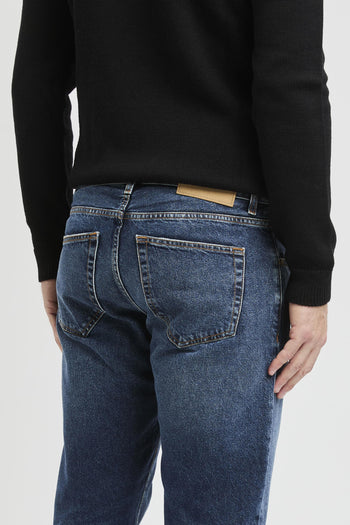 Jeans Breackbeat in denim effetto vintage - 6