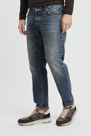 Jeans in denim effetto vintage - 3