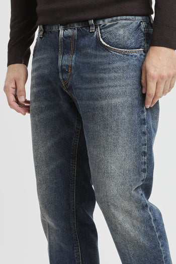 Jeans in denim effetto vintage - 4