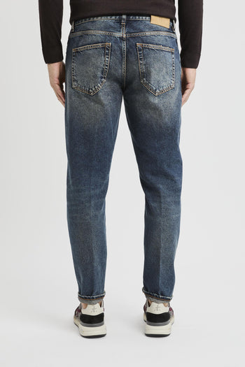 Jeans in denim effetto vintage - 5