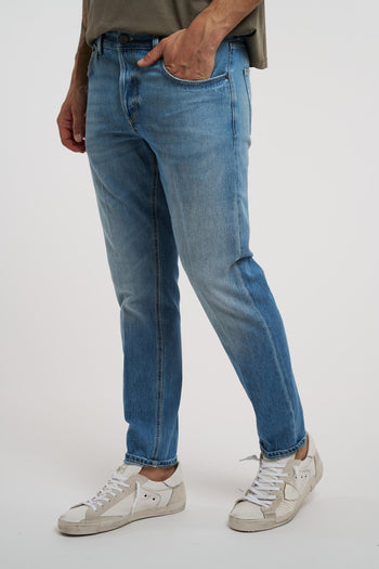 Jeans in denim chiaro tapered fit - 2