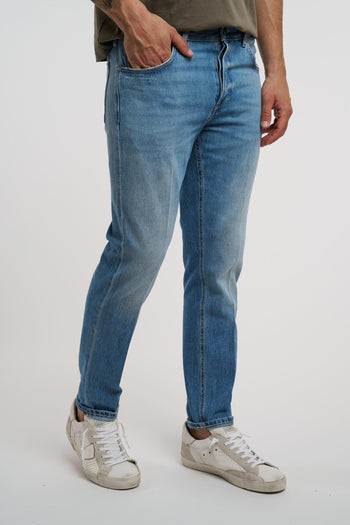 Jeans in denim chiaro tapered fit - 3