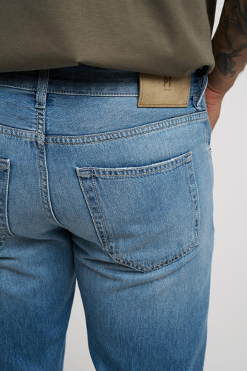 Jeans in denim chiaro tapered fit - 4