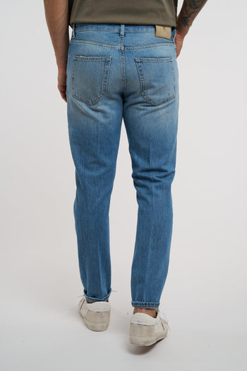 Jeans in denim chiaro tapered fit - 6