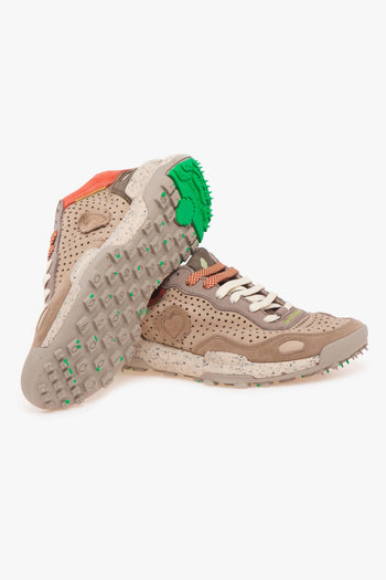 Sneaker "Chacrona Laser Premium" in pelle forata e camoscio - 4