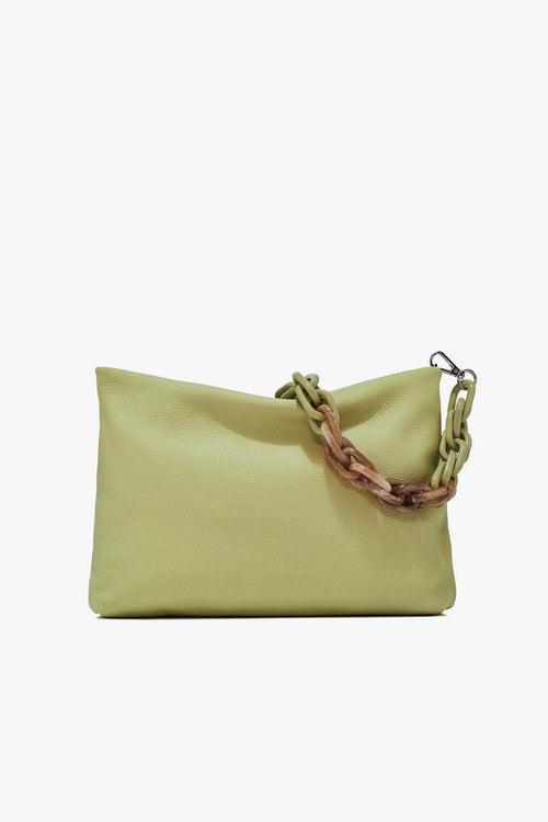 Pochette "Brenda" in pelle martellata