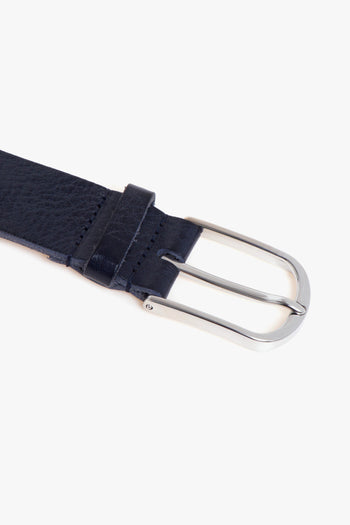 Cintura "Tevere" in pelle H. 30 mm con fibbia lucida - 3