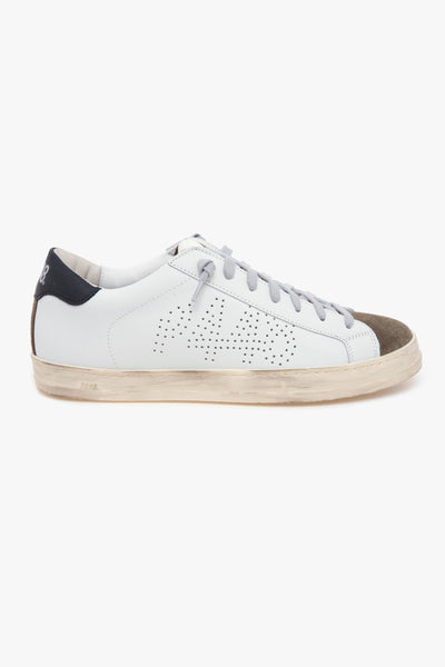 Sneaker in pelle e camoscio