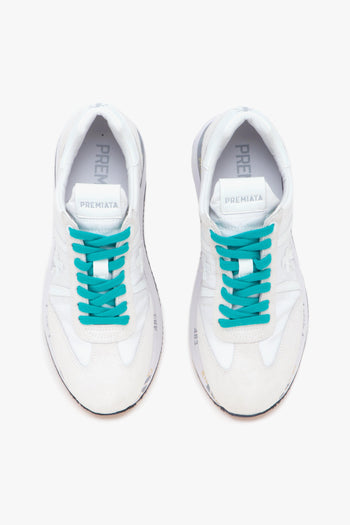 Sneaker Conny in camocio e tessuto - 5