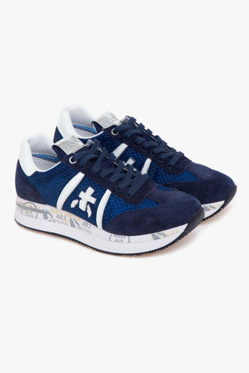 Sneaker Conny in camoscio e tessuto retinato - 2