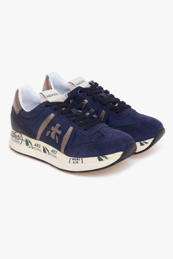 Sneaker Conny in camoscio e tessuto - 2