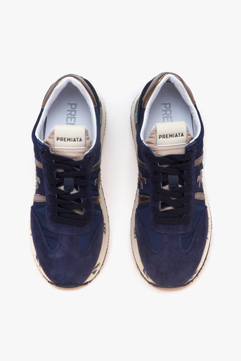 Sneaker Conny in camoscio e tessuto - 5