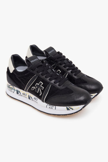 Sneaker Conny in camoscio e tessuto - 2