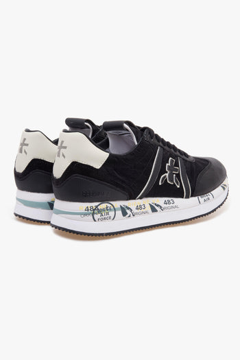 Sneaker Conny in camoscio e tessuto - 3