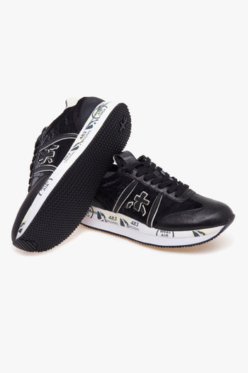 Sneaker Conny in camoscio e tessuto - 4