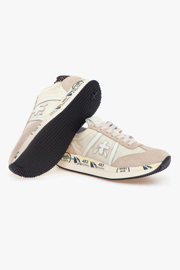 Sneaker Conny in camoscio e tessuto - 4