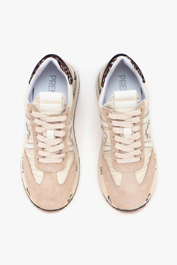 Sneaker Conny in camoscio e tessuto - 5