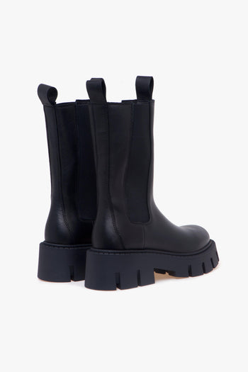 Chelsea boot in pelle con maxi platform - 3