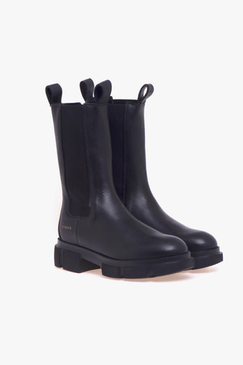 Chelsea boot in pelle con gambale alto - 2