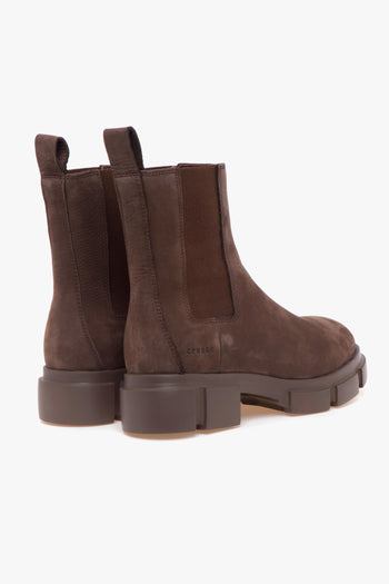 Chelsea boot in nabuck con suola in gomma - 3