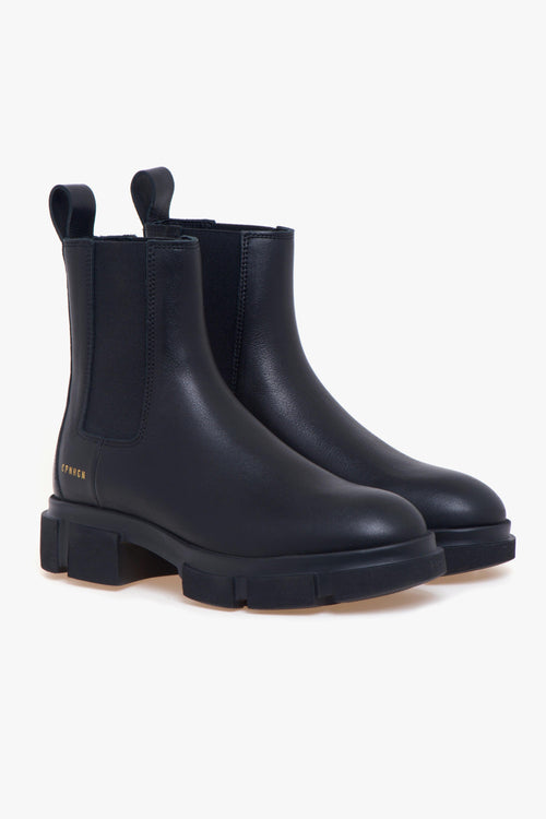 Chelsea boot in pelle con suola in gomma - 2