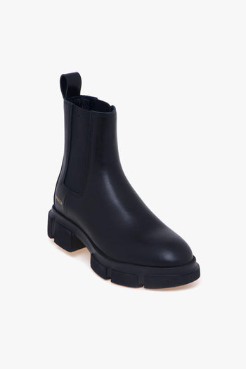 Chelsea boot in pelle con suola in gomma - 4