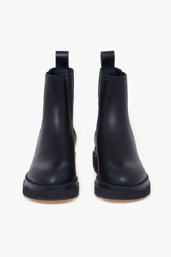 Chelsea boot in pelle con suola in gomma - 5