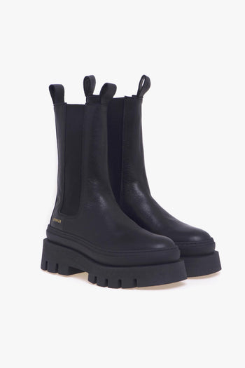Chelsea boot in pelle con maxi platform - 2
