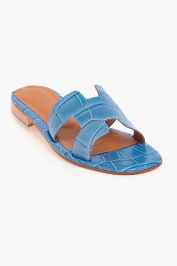 Ciabatta in pelle stampa cocco - 4