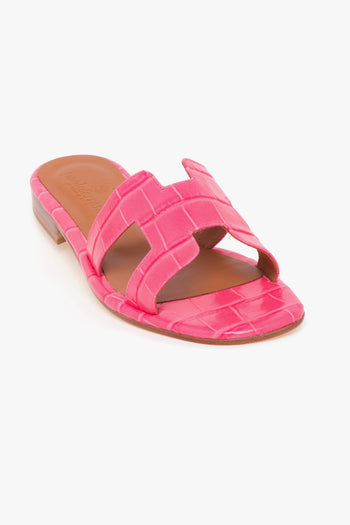 Ciabatta in pelle stampa cocco - 4