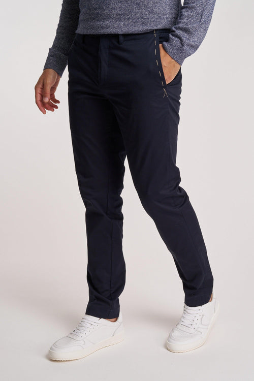 Pantalone in gabardina tinto pezza - 2