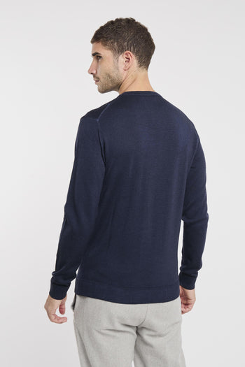 Maglia girocollo in lana merino extrafine - 3