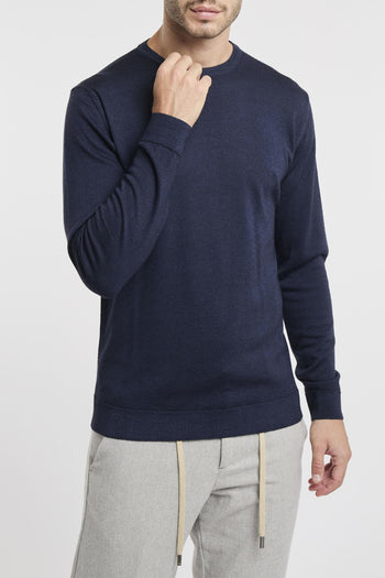 Maglia girocollo in lana merino extrafine - 5