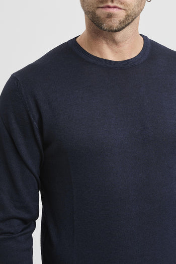 Maglia girocollo in lana merino extrafine - 4