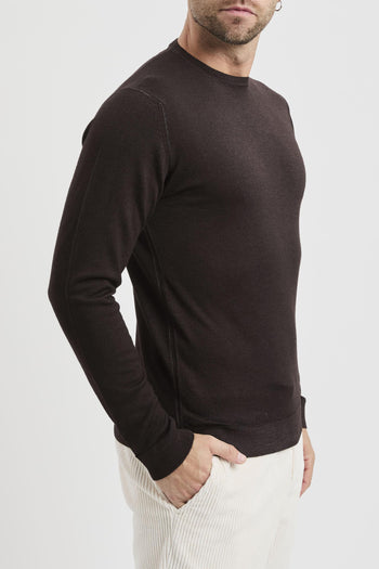 Maglia girocollo in lana merino extrafine - 2