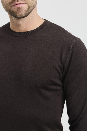 Maglia girocollo in lana merino extrafine - 3