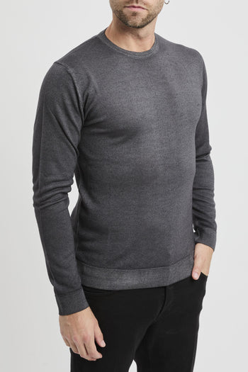 Maglia girocollo in lana merino extrafine - 2