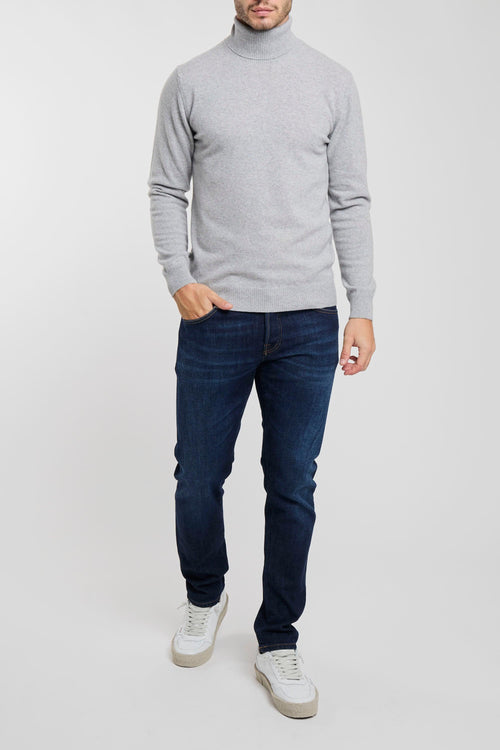 Maglia collo alto in misto cashmere - 2