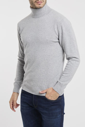 Maglia collo alto in misto cashmere - 3