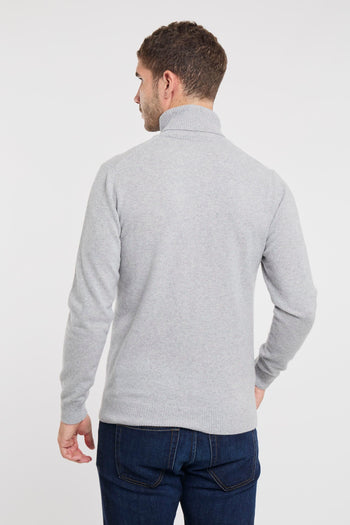 Maglia collo alto in misto cashmere - 7