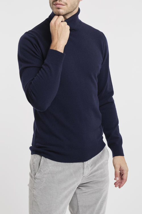 Maglia collo alto in misto cashmere